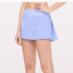 Lululemon Pace Rival Mid-Rise skirt hydrangea blue sz 2